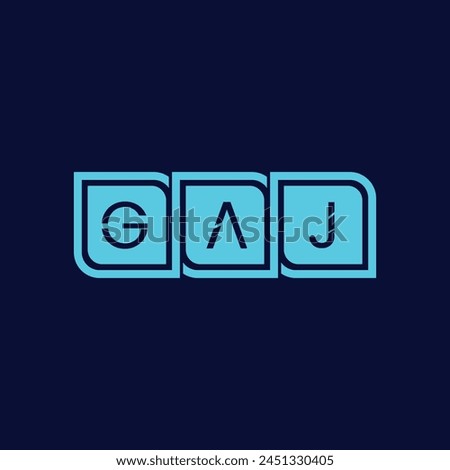 GAJ Creative logo And Icon Design