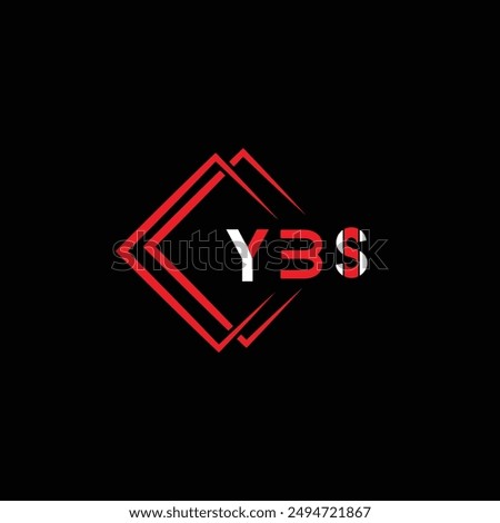 YBS Letter Initial Logo Design Template Vector Illustration