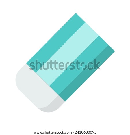 Vector illustration of a simple eraser