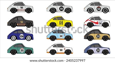 
some cars are called Porsche 356 Outlaw with different decals