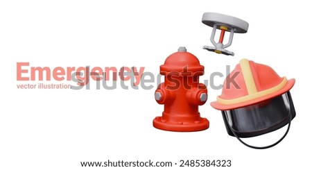 Items for quick fire extinguishing. Elements for automatic system and manual work