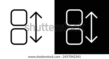 Application Sorting Vector Icons for Alphabetical Organization