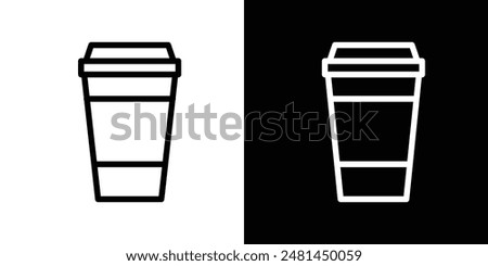 Togo Cup line icon vector illustration set.