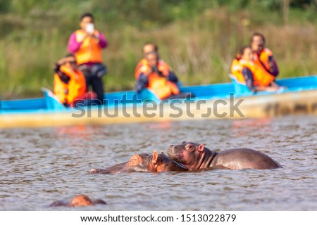 Similar – Image, Stock Photo Boat trip on Lake Starnberg