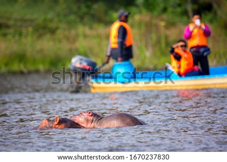 Similar – Image, Stock Photo Boat trip on Lake Starnberg