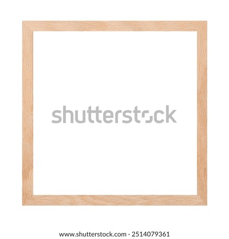 Similar – Image, Stock Photo Empty wooden square cutting board on black table, food display template