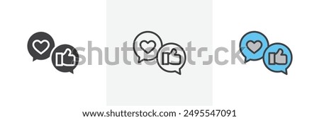 Social media icon symbol collection on white background.