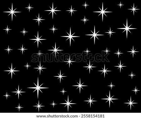 Falling Stars Christmas special background. Star Dust, Pattern