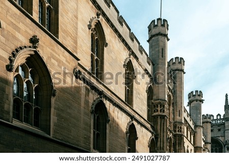 Similar – Foto Bild Altes Steingebäude an der Küste bei Nacht