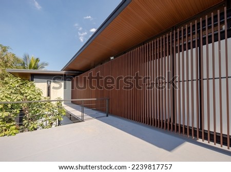 Similar – Image, Stock Photo Batten fence, wooden house and thistles on an alpine meadow above the Pflerschtal in South Tyrol