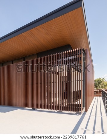 Similar – Image, Stock Photo Batten fence, wooden house and thistles on an alpine meadow above the Pflerschtal in South Tyrol