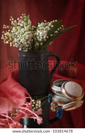 still life with flowers of lily