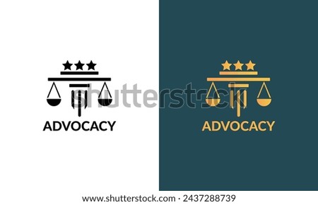 Noble icon embodying the principles of justice, integrity, and honor in a dignified vector illustration logo design.