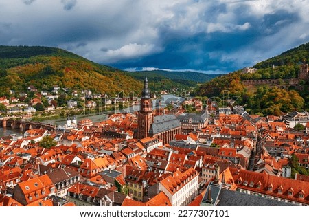 Similar – Foto Bild Stadtansicht von Heidelberg