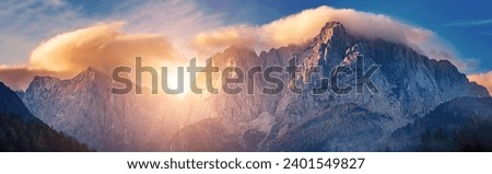 Similar – Foto Bild Sonnenaufgang im Triglav Nationalpark