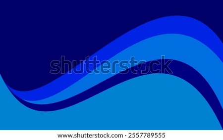 Similar – Image, Stock Photo blue wave Design Joy Waves