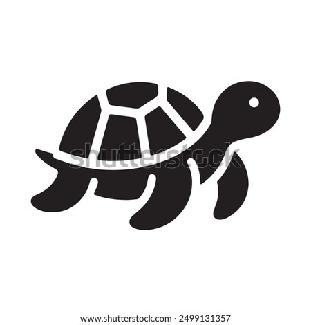 turtle silhouettes vector design, turtle icon