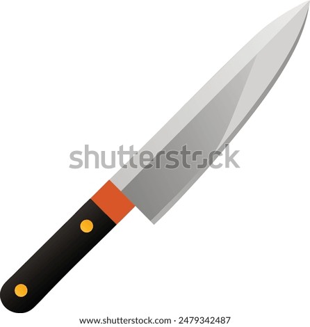 basic kitchen knife icon vector, stylish kitchen knife vector art