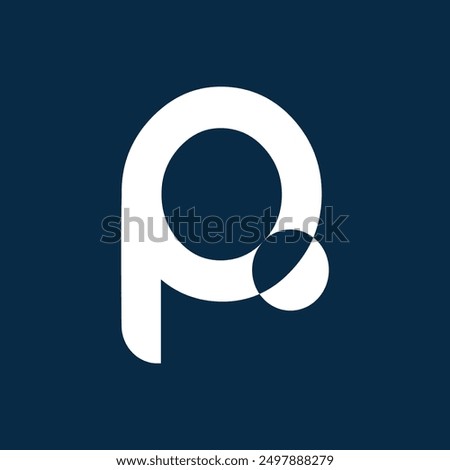 Letter P Star logo icon design. Creative template for company and business