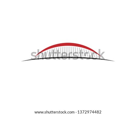 simple modern slim bridge logo 2