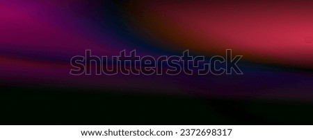 Background with trendy gradient and noise. Red and and black and purple colors. Glare from lenses, overlay texture. Vector banner with dust and smooth color transition.
