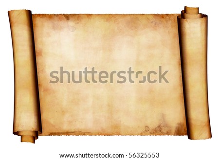 Antique Paper Scroll 2 Stock Photo 56325553 : Shutterstock