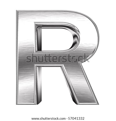 Metal Font Stock Photo 57041332 : Shutterstock