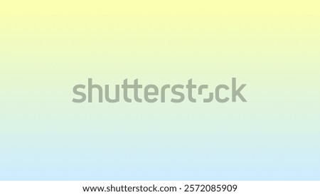 A gradient background transitioning from soft yellow at the top to soft blue at the bottom, evoking a warm and peaceful atmosphere.