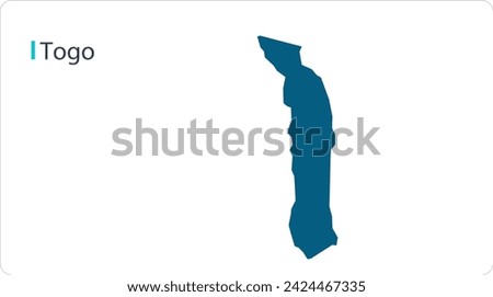 TOGO Map, TOGO country map, world map, vector, EPS, Illustrator,  outline Government, politics, natural beauty, tourists, Political Map of the World, 