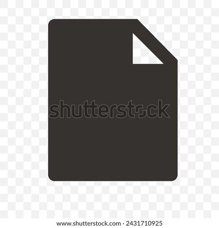 File unknown icon, isolated icons, icons for apps and websites, Vector illustration, icons for business, education, social media, technology, communications, flat icon, services, 