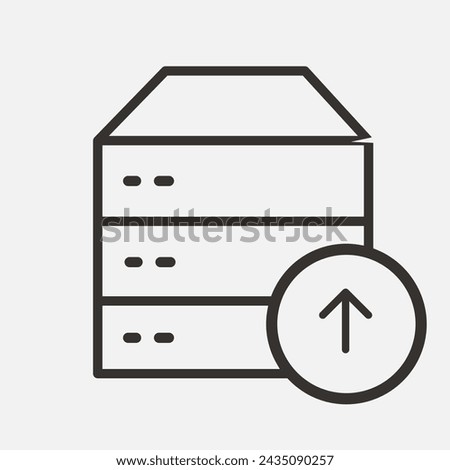 download box icon, isolated icons, icons for apps and websites, Vector illustrations, icons for business, education, social media, technology, communications, flat icons, services