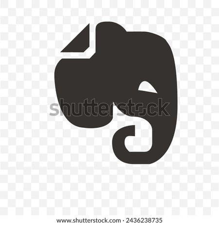 Elephant icon, isolated icons, icons for apps and websites, Vector illustrations, icons for business, education, social media, technology, communications, flat icons, services