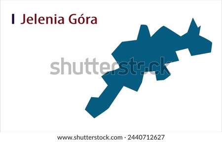 Map of Jelenia Gora, Jelenia Gora Map, Region of Poland, district, states, Poland map, Politics, government, people, national day, full map, area, containment, outline