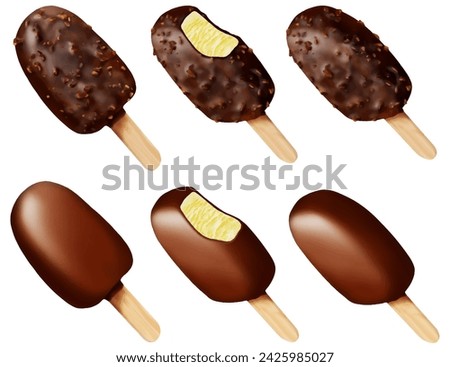 
chocolate ice cream ice cream chocolate chocolate ice bar