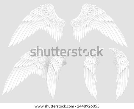 Similar – Image, Stock Photo Three white angels Design