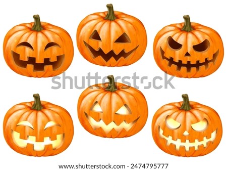 Halloween ghost, Jack O'Lantern. There is also a lantern type.