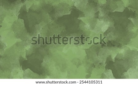 Abstract mint green watercolor background, green abstract pattern watercolor background. Dark green watercolor background with clouds effect.