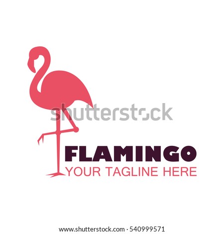 Flamingo Silhouette Vector At Vectorified Com Collection Of