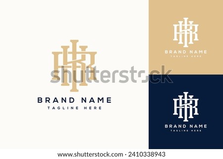 Luxury IKR KIR KRI RKI RIK Initial Letter Logo Template with Elegant and Unique Clothing Brand Monogram Logo Design for Business