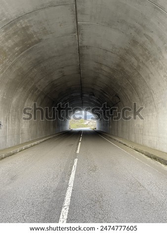 Similar – Image, Stock Photo Road tunnel Tunnel