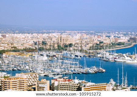 Port Of Palma De Mallorca, Balearic Islands, Majorca, Spain Stock Photo ...