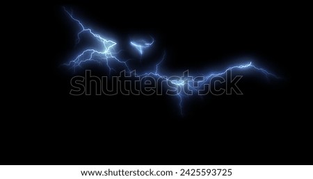 Similar – Image, Stock Photo Lightning On Background Of Night Stormy Sky Before Rain. Cloudy Sky. Lightning Strike, Thunderbolt