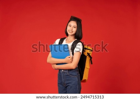 Similar – Image, Stock Photo back on the red carpet