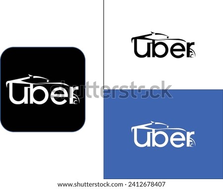 i Create a Uber Logo In Illustrator Uber Logo cab logo