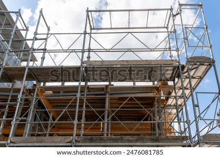 Similar – Image, Stock Photo scaffolding Scaffold Metal