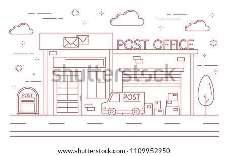 Post Office Icon At Vectorified Com Collection Of Post Office