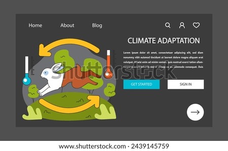 Similar – Image, Stock Photo Problem shift | Climate change