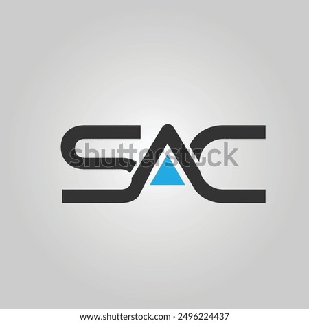 SAC logo for an envelope design design for an initial design
