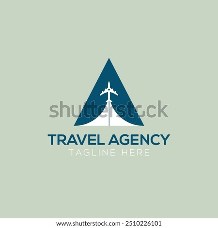 
aviation vector air plane wing logo design template