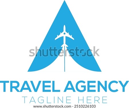 
aviation vector air plane wing logo design template